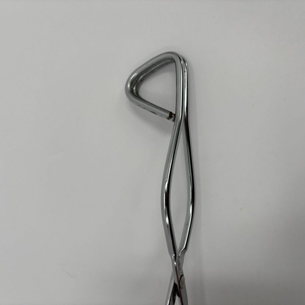 Vintage Scissor Style Tongs  Ivory Vinyl Rubber Coated Handles Hot Dog Grabber - Picture 7 of 12